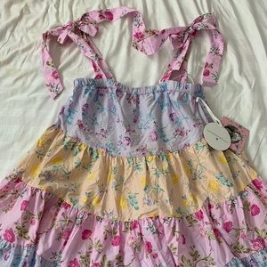 LoveShackFancy x Target Jeanne tie dress NWT